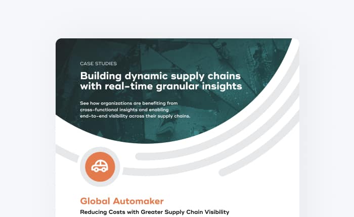 Dynamic Supply Chain | Teradata Resources